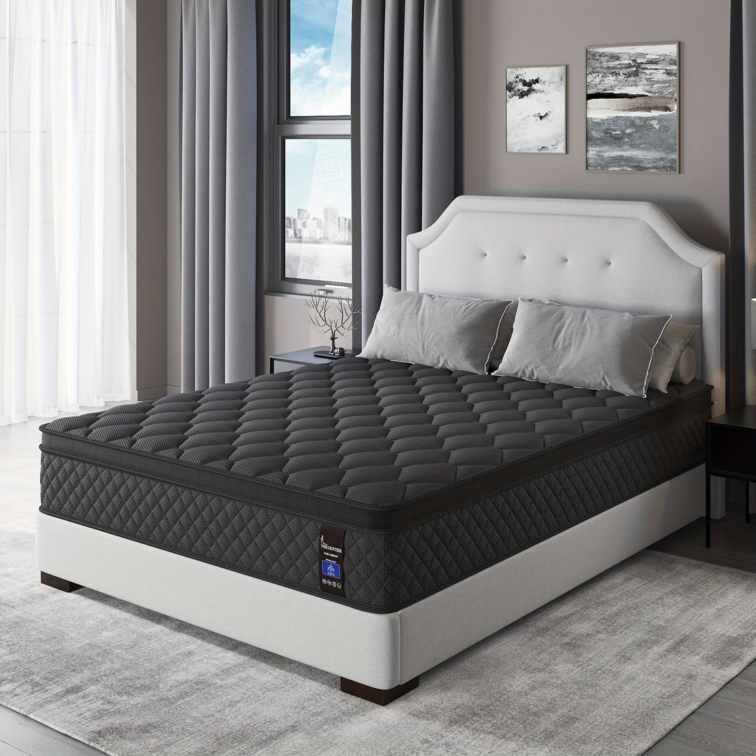 Viscountess 12Inch Gel Memory Foam Hybrid Pocket Spring Mattress Twin Full Queen King Mattress In A Box