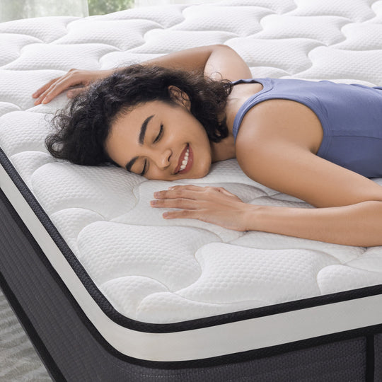 Queen Rose Mattress, Motion Isolation, Independent Spring Support, High-Density Foam