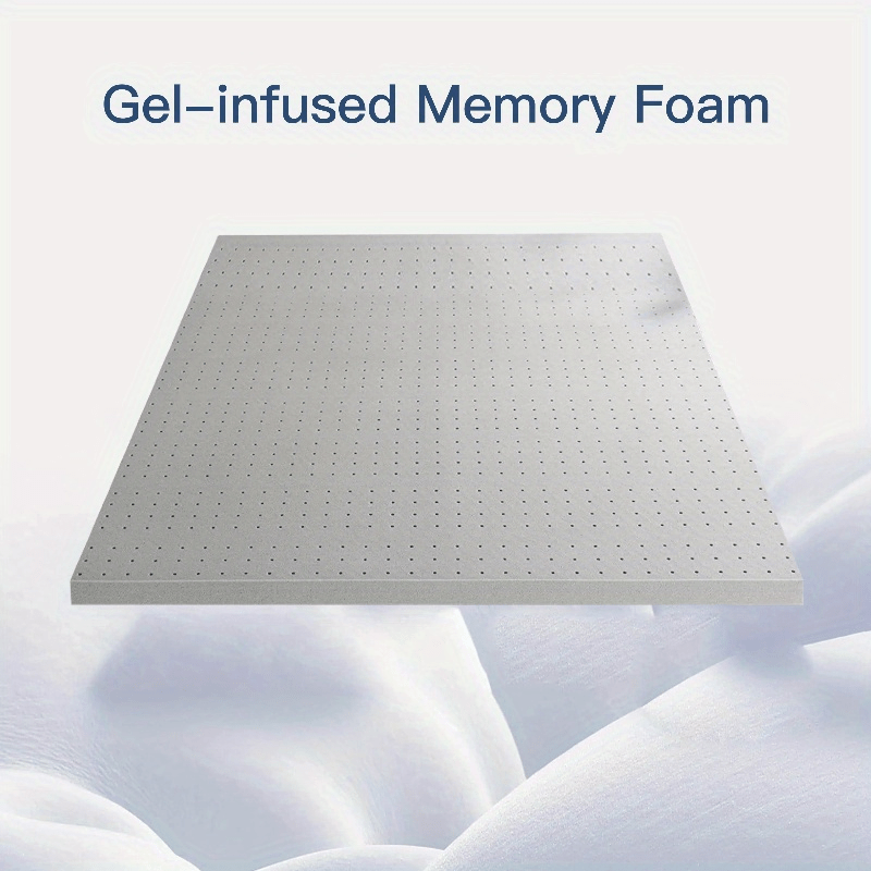 Mattress Topper 2 Inch 3 Inch 4 Inch, Firm Bamboo Memory Foam Cooling Mattress, Twin Full Queen King Size, Air Conditioned Ventilated Mattress Pad, CertiPUR-US