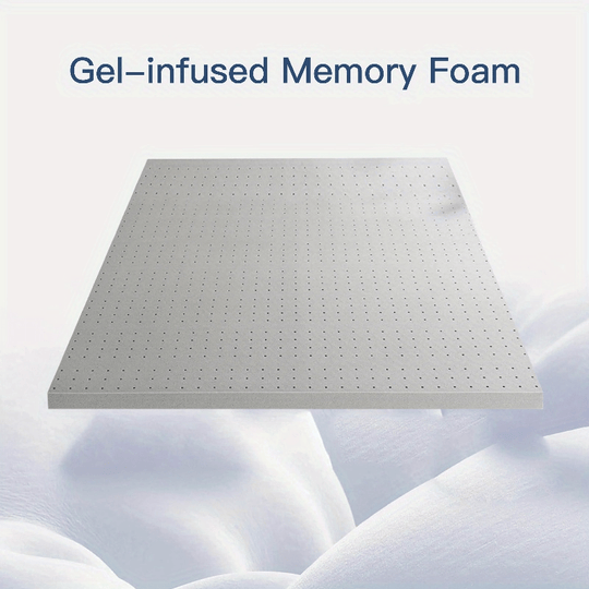Mattress Topper 2 Inch 3 Inch 4 Inch, Firm Bamboo Memory Foam Cooling Mattress, Twin Full Queen King Size, Air Conditioned Ventilated Mattress Pad, CertiPUR-US