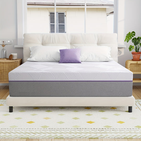 12 Inch Full Queen Gel Memory Foam Mattress For Cooling Sleep Pressure Relief Medium Bed Mattresses