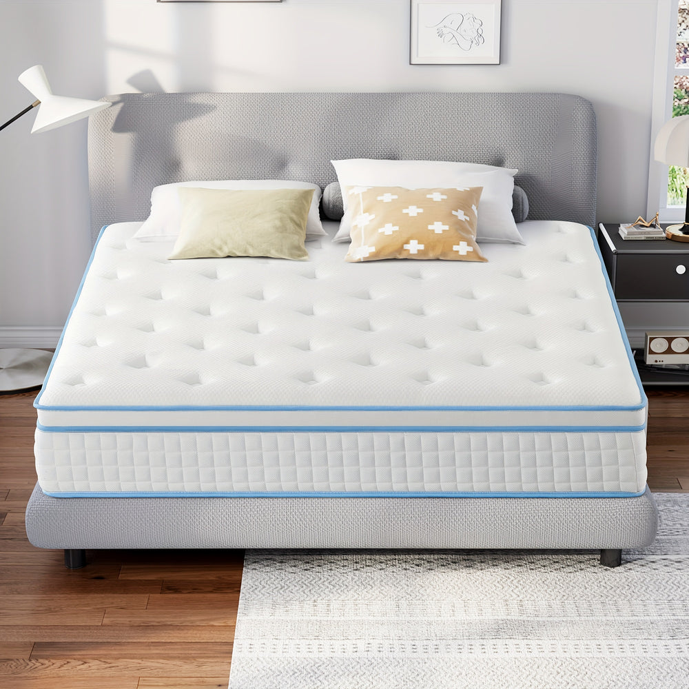 12" Queen Memory Foam Spring Hybrid Mattress