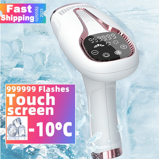 Ice Sensing Laser Epilator Permanent Hair Removal IPL Photoepilator Bikini Body Painless Electric Epilator