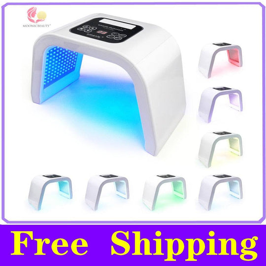 7-color PDT LED photon heating face and body facial mask machine salon for skin rejuvenation